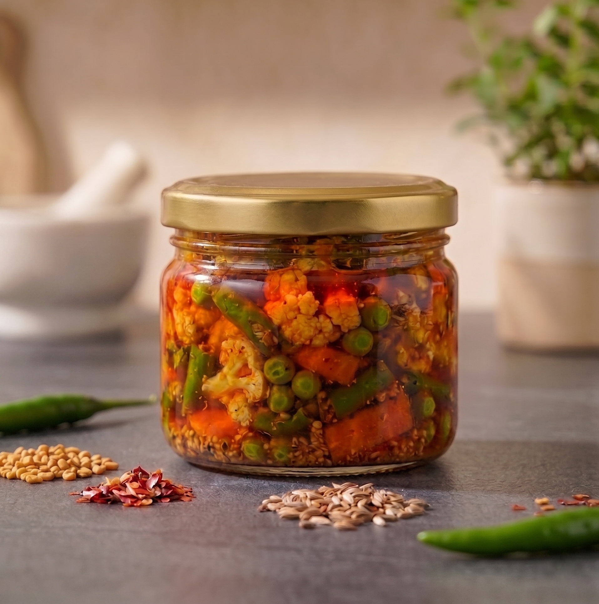 Mixed Vegetable Pickle (Mix Achar)